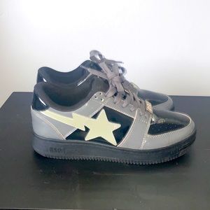 Bapesta Gray and Black